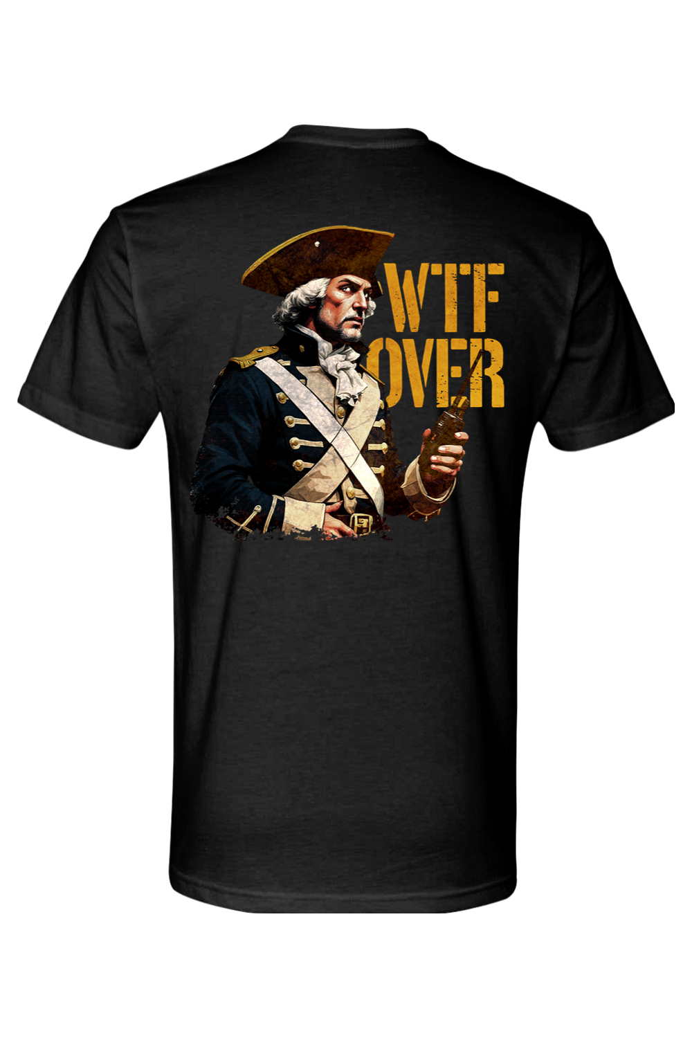 "WTF Over" T-Shirt | Patriotic Military Humor | The Filthy Beaver