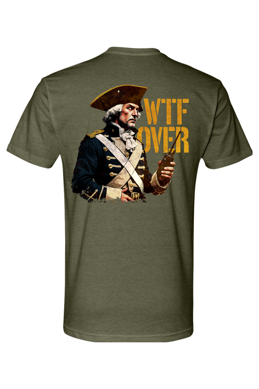 "WTF Over" T-Shirt | Patriotic Military Humor | The Filthy Beaver