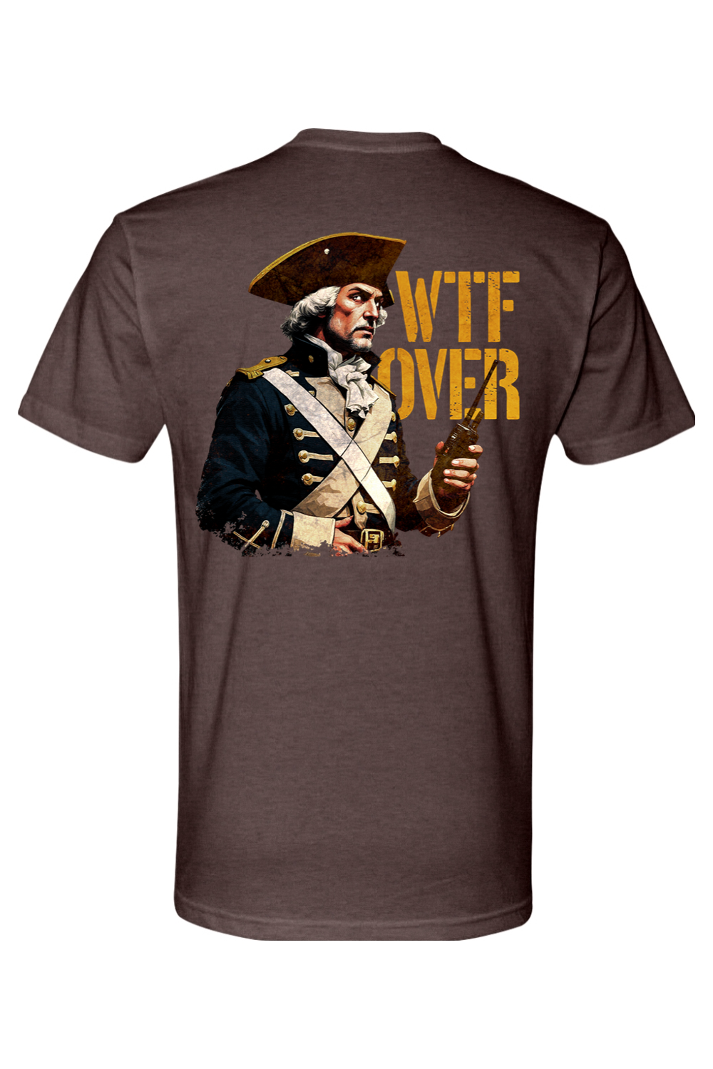 "WTF Over" T-Shirt | Patriotic Military Humor | The Filthy Beaver