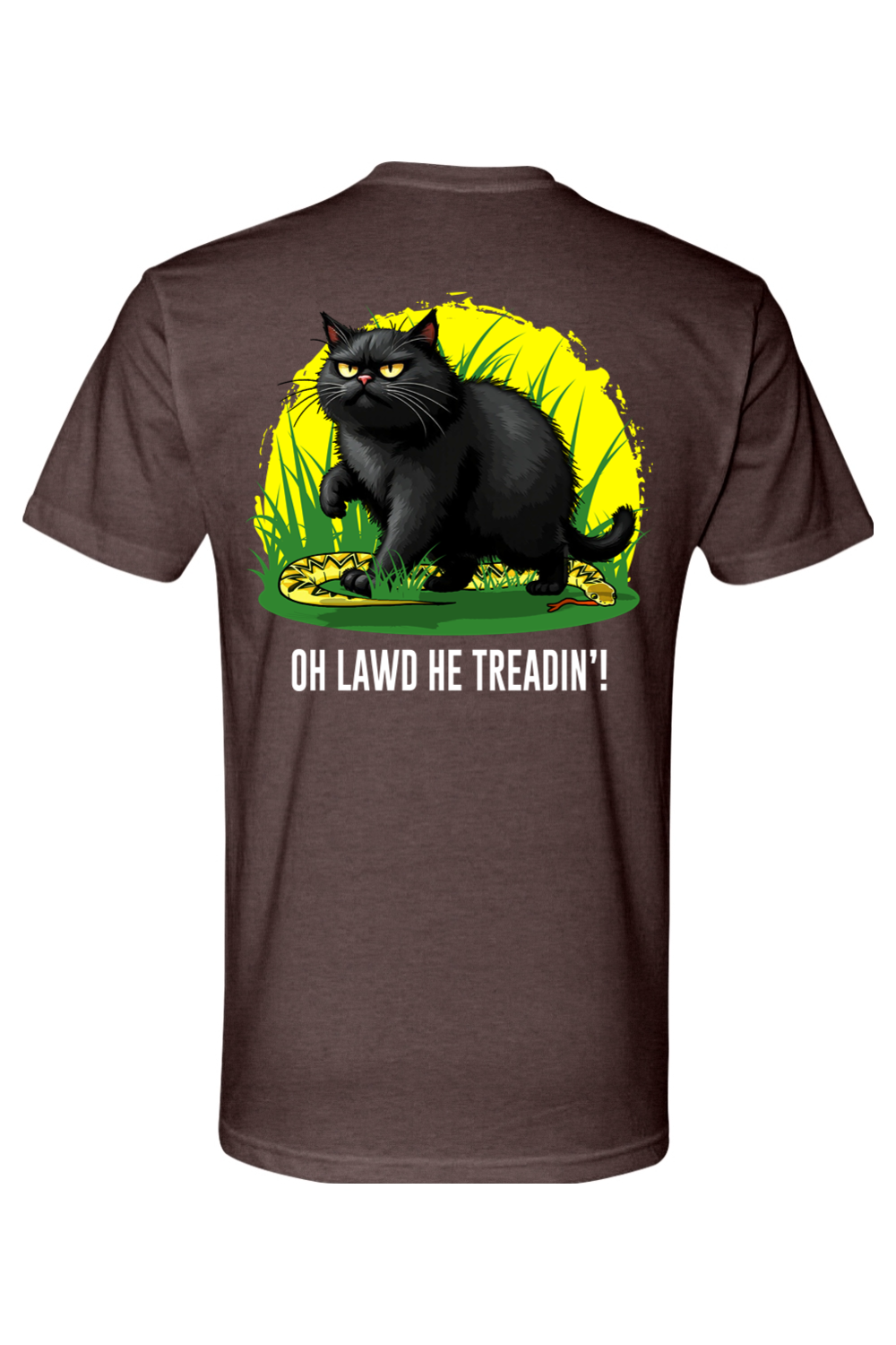 Oh Lawd He Treadin' - Tactical Cat T-Shirt | The Filthy Beaver