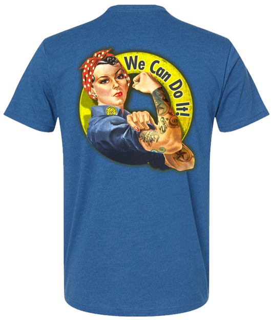 The Modern Rosie The Riveter Tribute T-Shirt  |  The Filthy Beaver