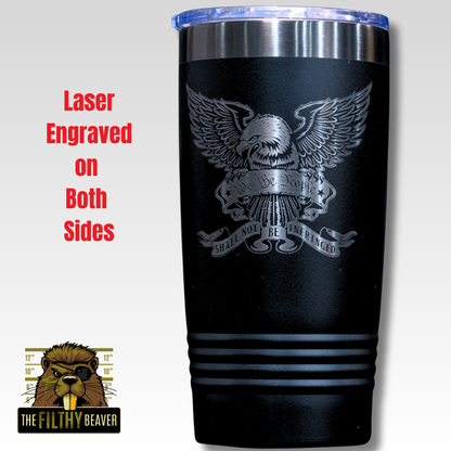 We The People Patriotic Tumbler | 2nd Amendment Eagle Design