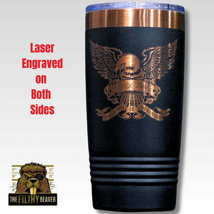 We The People Patriotic Tumbler | 2nd Amendment Eagle Design