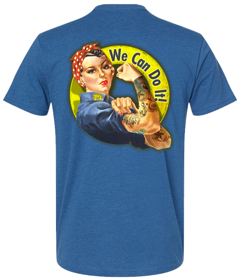 The Modern Rosie The Riveter Tribute T-Shirt  |  The Filthy Beaver