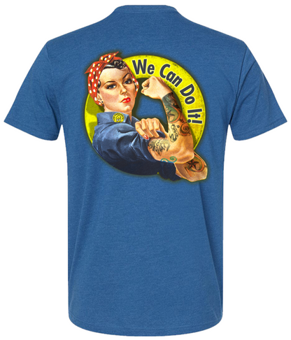 The Modern Rosie The Riveter Tribute T-Shirt  |  The Filthy Beaver