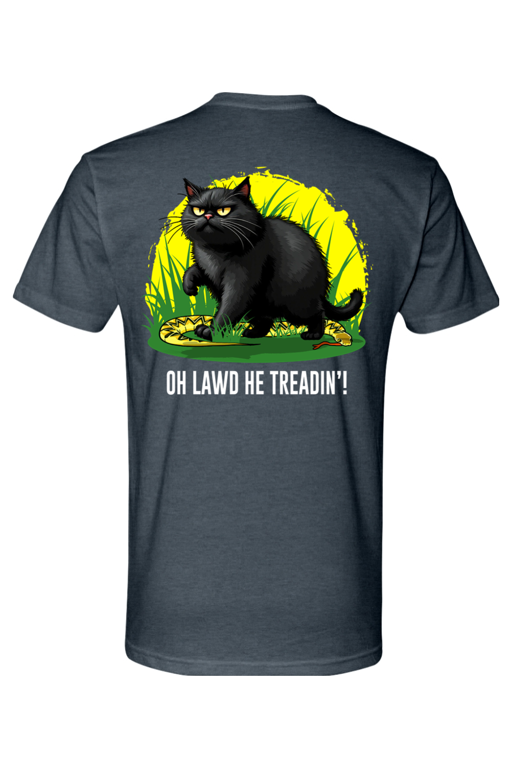 Oh Lawd He Treadin' - Tactical Cat T-Shirt | The Filthy Beaver